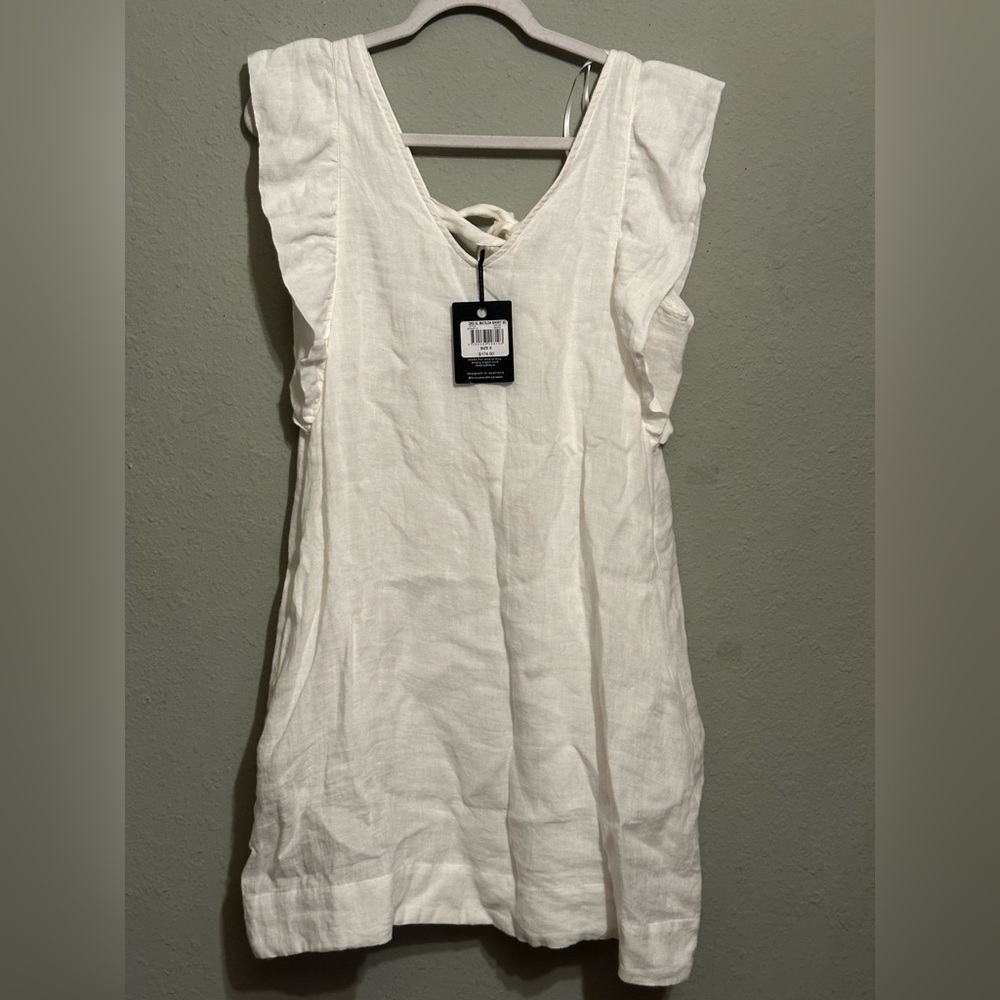NWT Brave + True Matilda Linen short dress - Picture 3 of 9